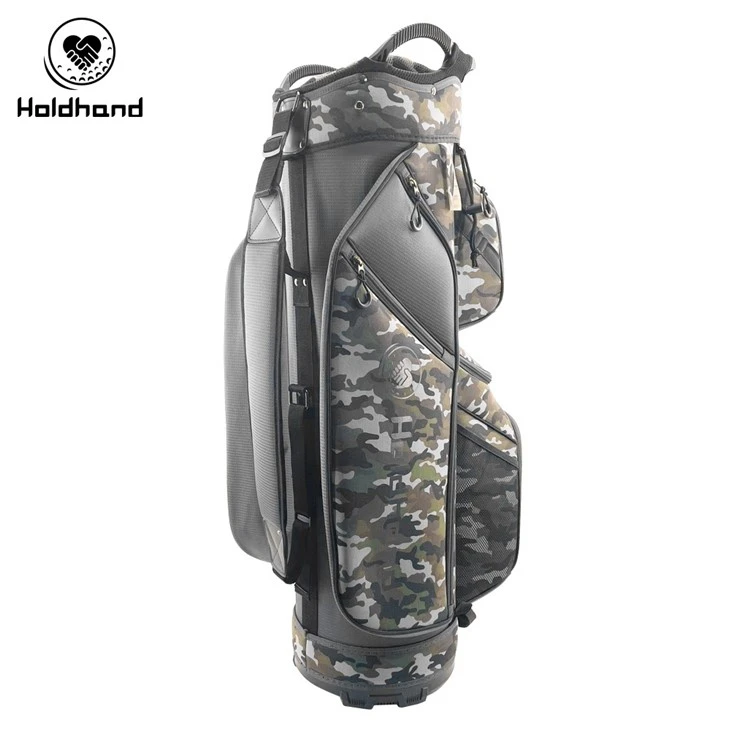 Hot Design Dual Strap Pu Leather Material Golf Cart Bag factory