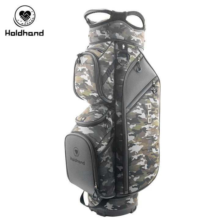 Hot Design Dual Strap Pu Leather Material Golf Cart Bag best