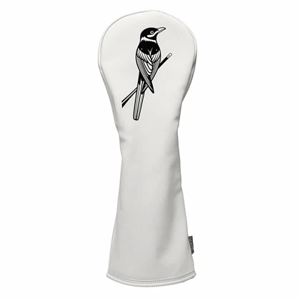 Bird κέντημα εκτυπωμένο pu faux δερμάτινο γκολφ club headcover οδηγό οδηγού οδηγού