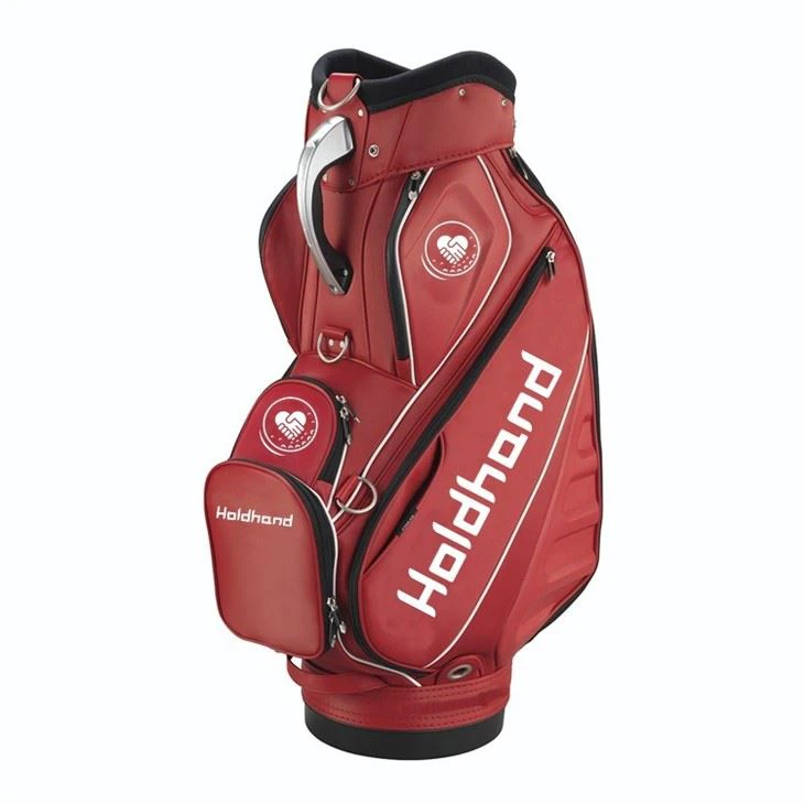 New Design Custom Logo Red Golf Club Staff Bags With Hood